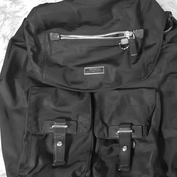 Tumi Handbags - TUMI Black Backpack